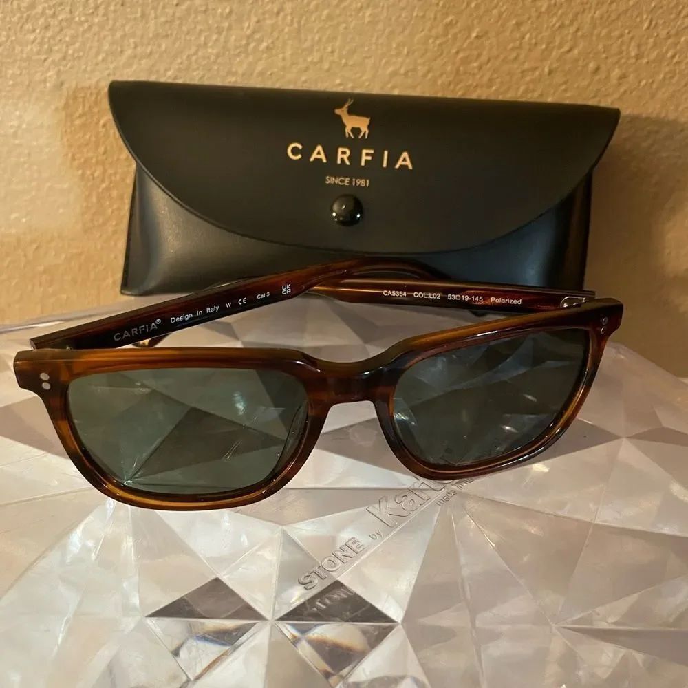 Carfia Women’s Tortoiseshell Polarized   Sunglasses New